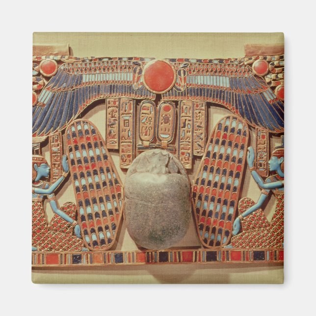 Aimant Pectorale ornée du scarabée ailé (Devant)