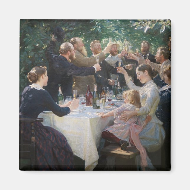 Aimant Peder Severin Kroyer - Hip, Hip, Hurrah ! (Devant)
