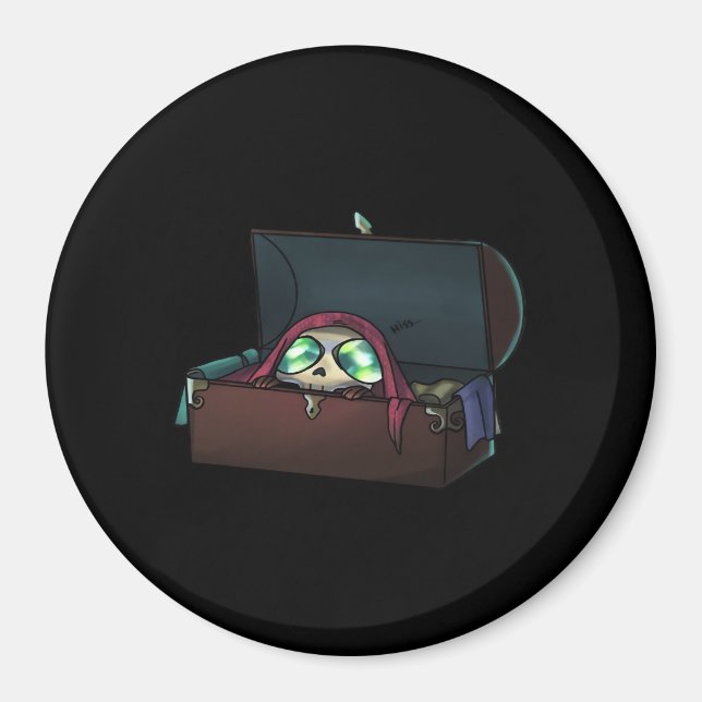 Aimant Peekaboo Sloth Halloween (Devant)