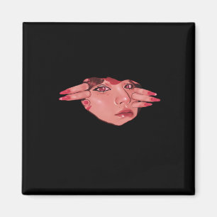 Aimant Peekaboo - Vibes de conception de fentes