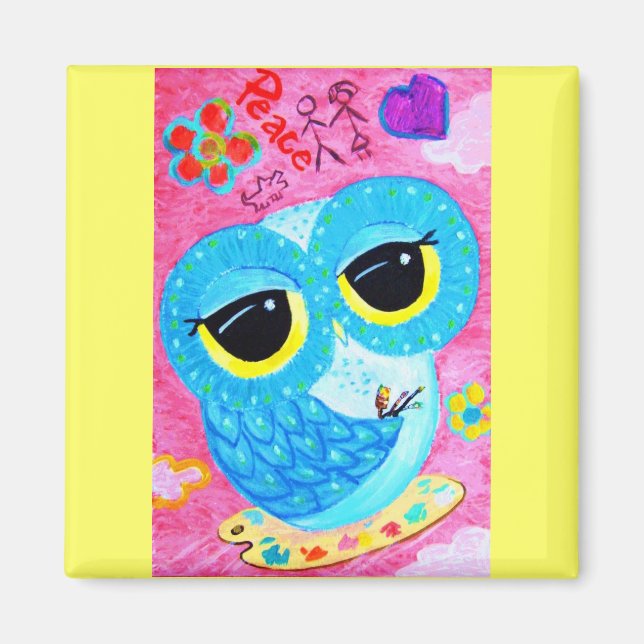 Aimant Peindre Le Monde Un Meilleur Endroit (Devant)