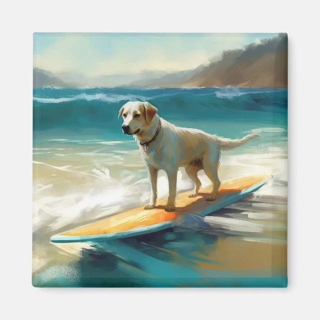 Aimant Peinture Anatolie Shepherd Beach Surf (Devant)