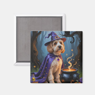 Aimant Peinture d'Halloween capricieuse pour chien de Coc