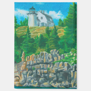 Aimant Peinture du phare de Bear Island