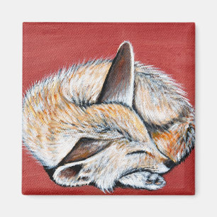 Aimant Peinture Fennec Fox