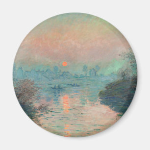 Aimant Peinture impressionniste de Monet Sunset