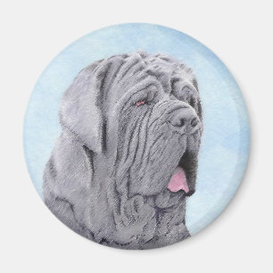 Aimant Peinture Mastiff Neopolitan - Art Chien original