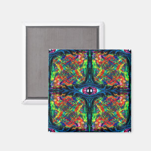 Aimant Peinture tordue et trompeuse