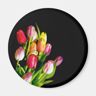 Aimant Peinture Tulip - Art Fleur original