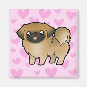 Aimant Pekingese Love (coupe de chiot)