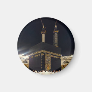 Aimant Pèlerins du Hadj à Fajr, Kaaba, La Mecque, Arabie