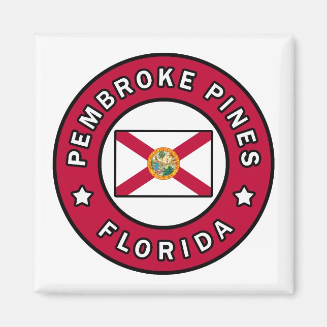 Aimant Pembroke Pines Floride (Devant)