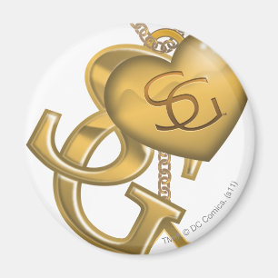 Aimant Pendentif d'or de Supergirl