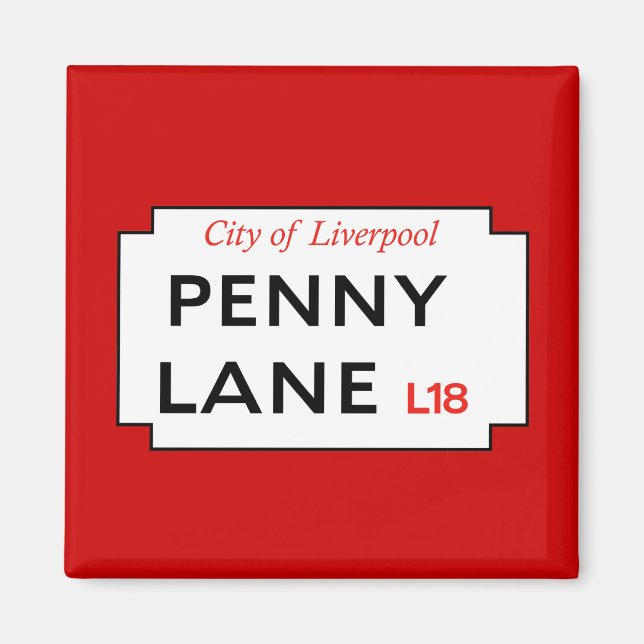 Aimant Penny Lane (Devant)