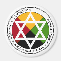 Pentacle de Terre de l'Aurore Dorée sur fond blanc