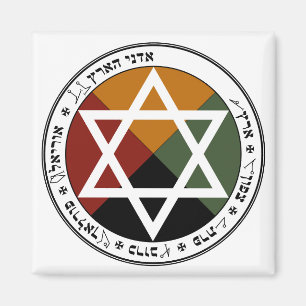 Aimant Pentacle Terre