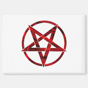 Aimant Pentagramme du Diable Rouge