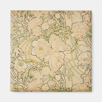 Peonies d'Alphonse Mucha, Art Nouveau Vintage