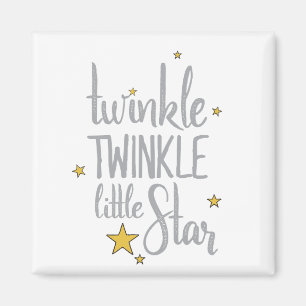 Aimant Pépinière tirée à la main rimes Image Twinkle