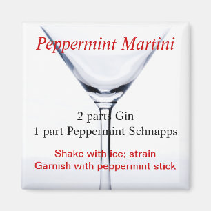 Aimant Pepperment Martini