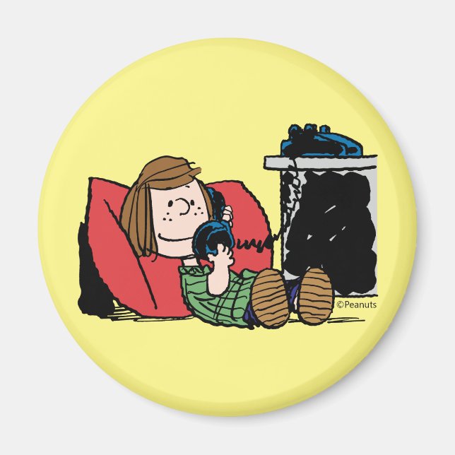 Aimant Peppermint Patty sur le téléphone (Devant)