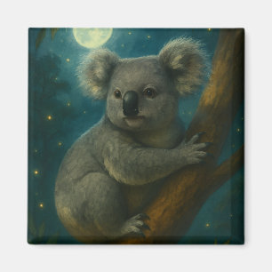 Aimant Perch Koala Lune
