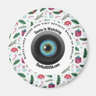 Aimant Père Noël aime ... Salon d'affinité de Shelby NC