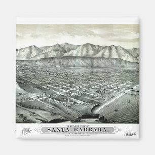Aimant Père Noël Barbara-California-États-Unis-1877