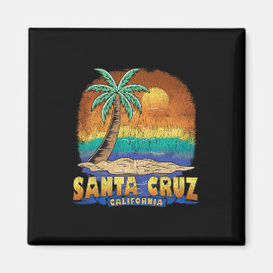 Aimant Père Noël Cruz Californie Souvenir Vintage en détr