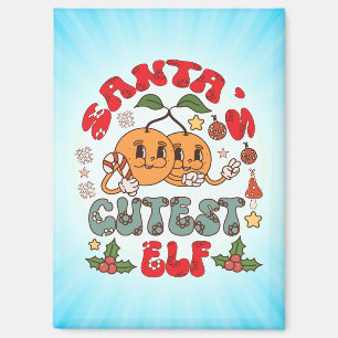 Aimant Père Noël Cutest Elf Sublimation-80881