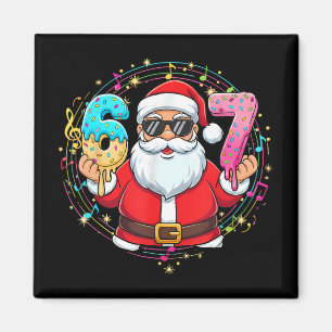 Aimant Père Noël drôle 67 Glace qui coule Noël Xmas Adole