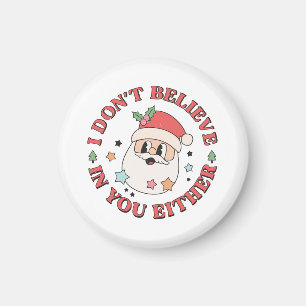 Aimant Père Noël drôle de Noël
