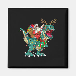 Aimant Père Noël équitation Dinosaur T rex Deer Kids Boys