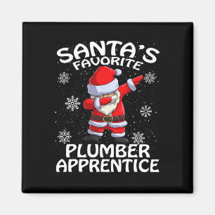 Aimant Père Noël Favori Plumber Apprentice Noël