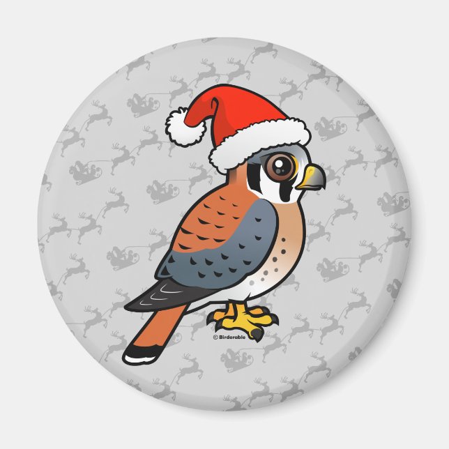 Aimant Père Noël Kestrel Américain (Devant)