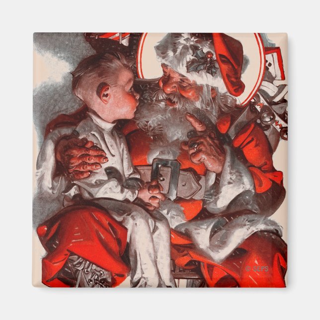 Aimant Père Noël Lap (Devant)