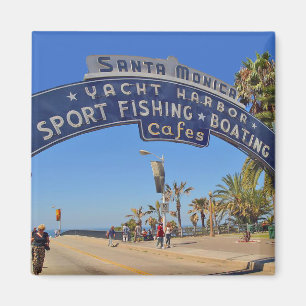 Aimant Père Noël Monica Pier