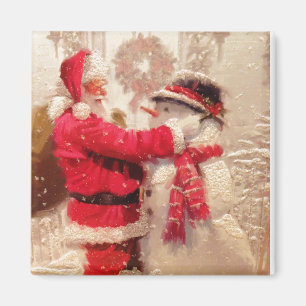 Aimant Père Noël & Snowman
