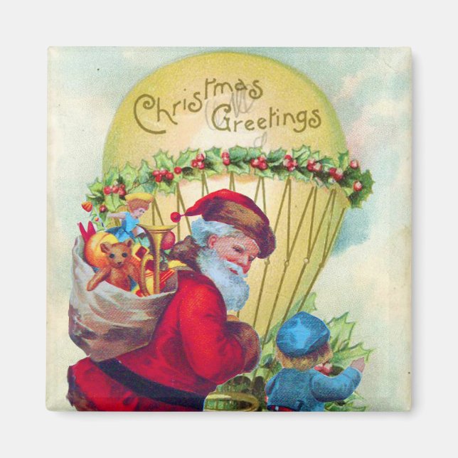 AIMANT PÈRE NOËL VINTAGE 2 (Devant)