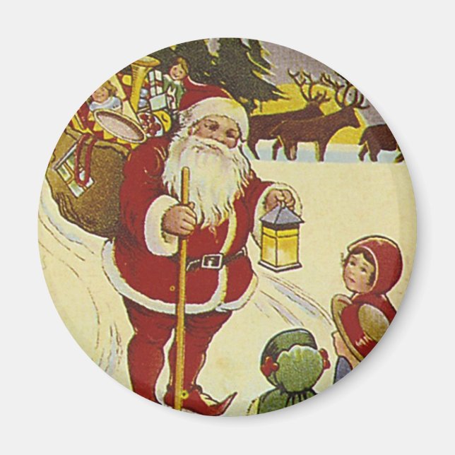 AIMANT PÈRE NOËL VINTAGE II (Devant)