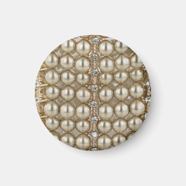 Aimant Perles magnétiques et diamants (Devant)