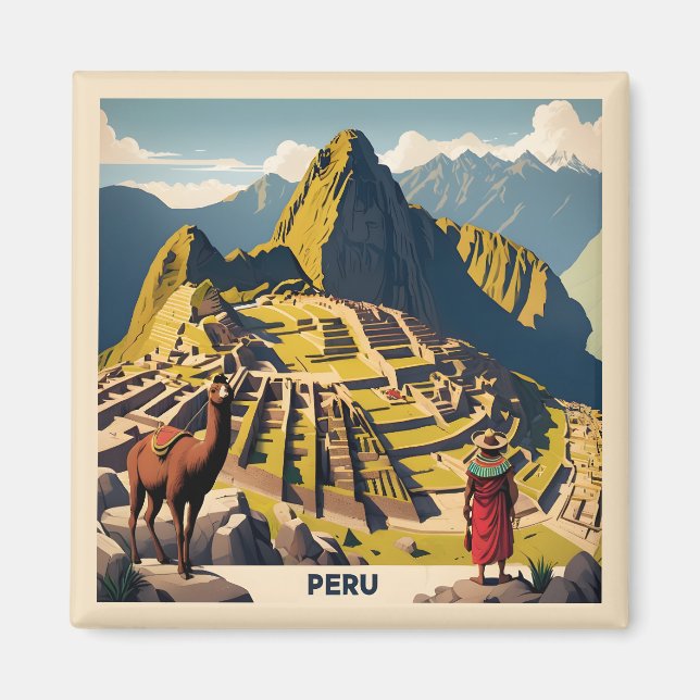 Aimant Pérou Machu Picchu (Devant)