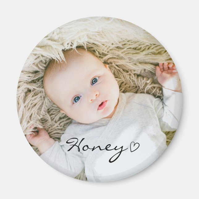 Aimant personalized mother day poison, Custom baby photo (Devant)