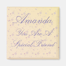 Personnalisé Ami Spécial Purple Magie