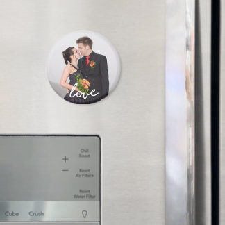 Aimant personnalisé avec photo d'amour
