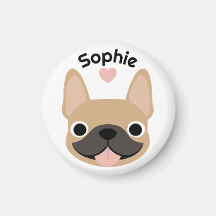 Aimant personnalisé Bouledogue Français, Cadeau Fr