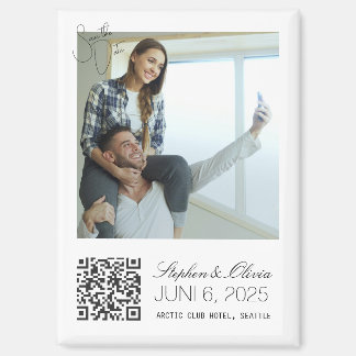 Aimant personnalisé de mariage avec photo pour ann