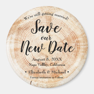 Aimant Personnalisé Enregistrer notre nouvelle date Maria