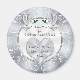 Aimant Personnalisé, Fête des mariées favorise BULK ou