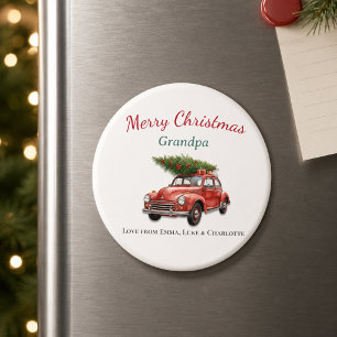 Aimant personnalisé Joyeux Noël Papy
